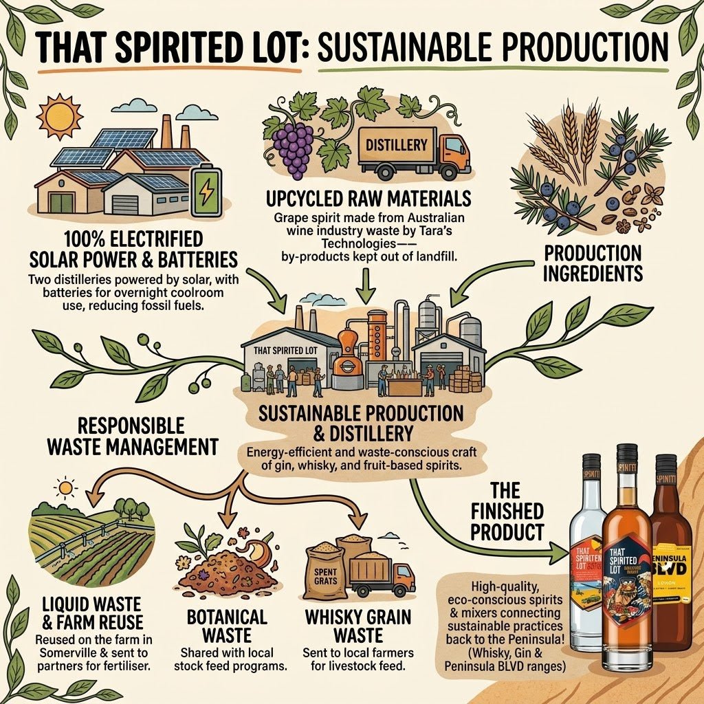How That Spirited Lot uses sustainability practices in whisky and gin production