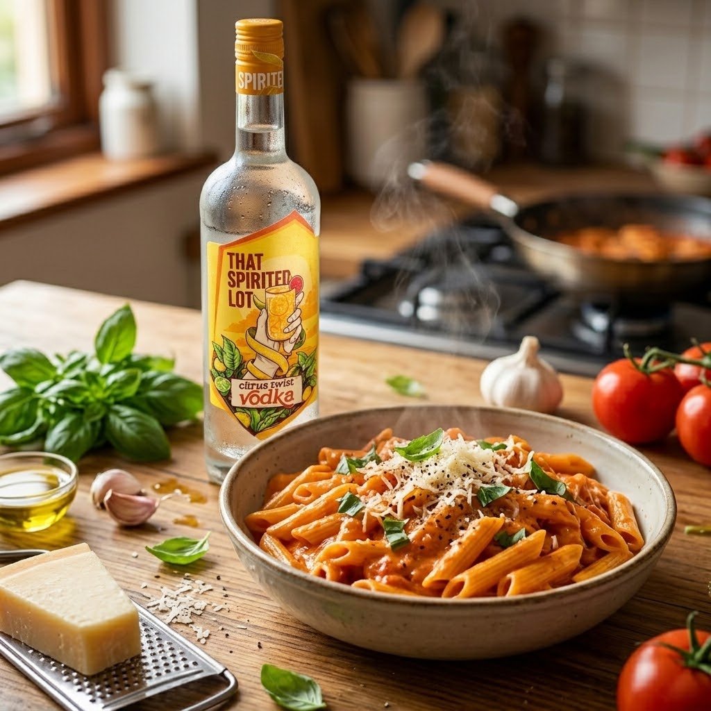 How to make a vodka pasta recipe with Citrus Twist Vodka