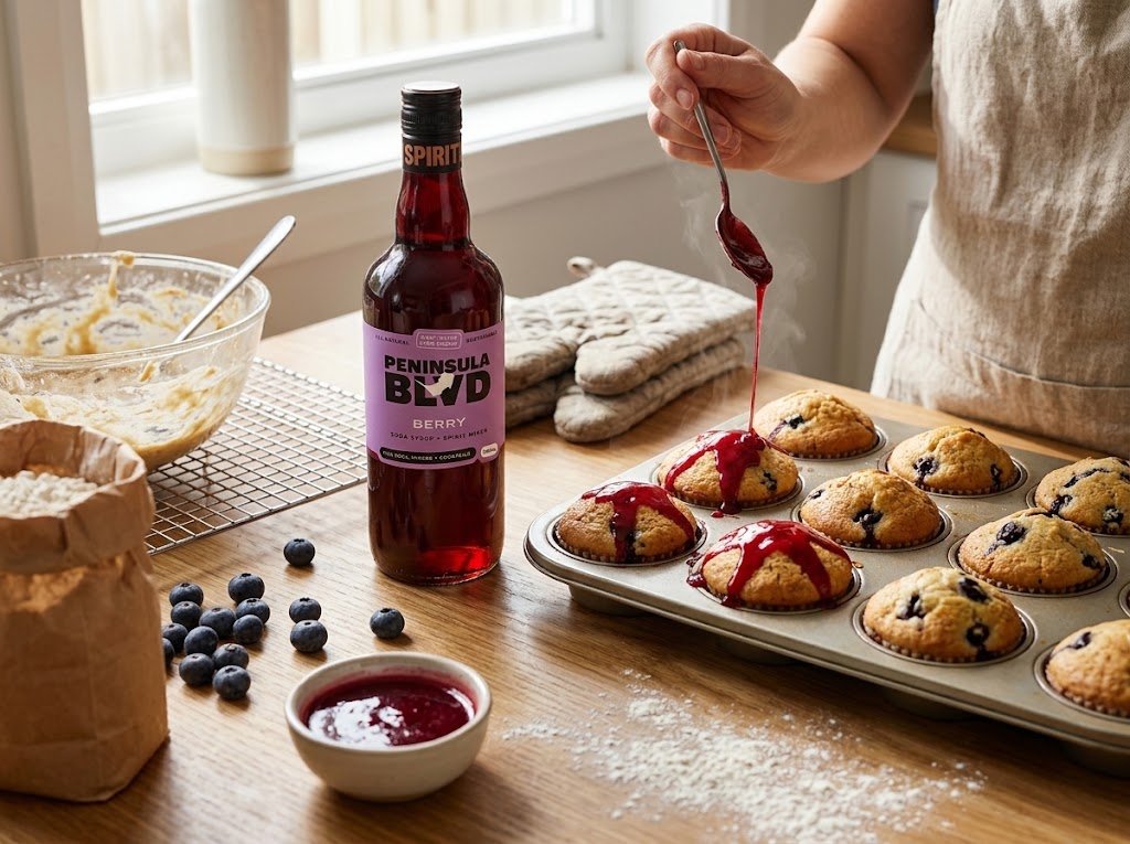 Peninsula BLVD syrups uses for cooking and baking