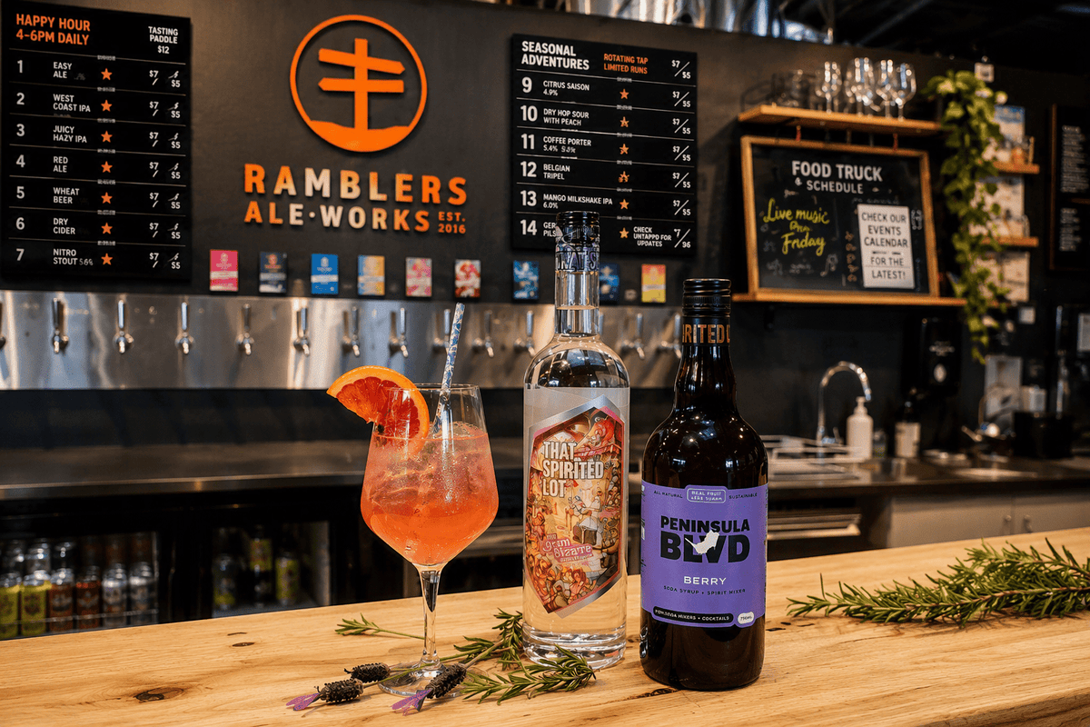 Trivia, Sunday Sessions & Quick-Pour Spritzers at Ramblers Ale Works - That Spirited Lot Distillers