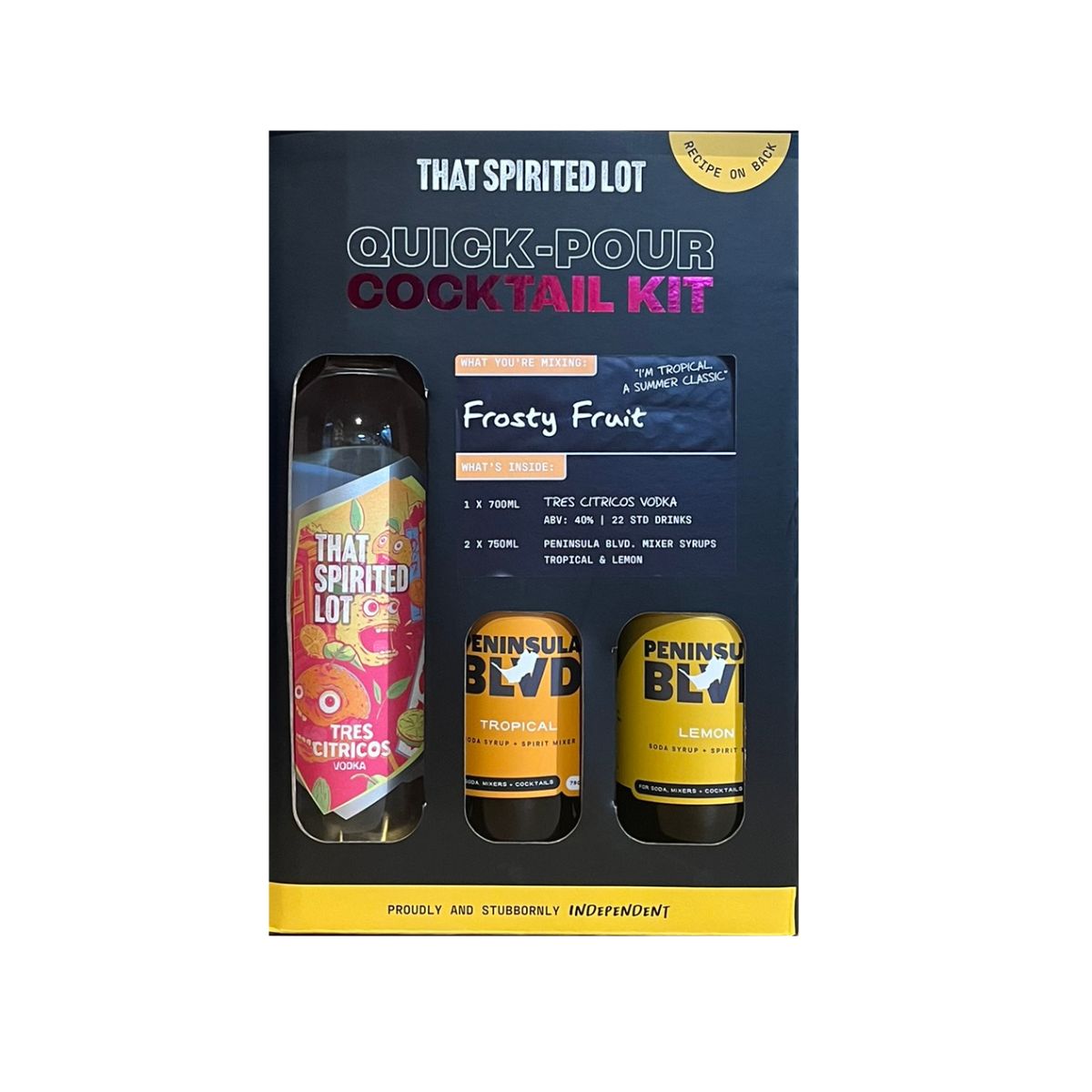 Frosty Fruit Fizz - Quick Pour Cocktail Kit