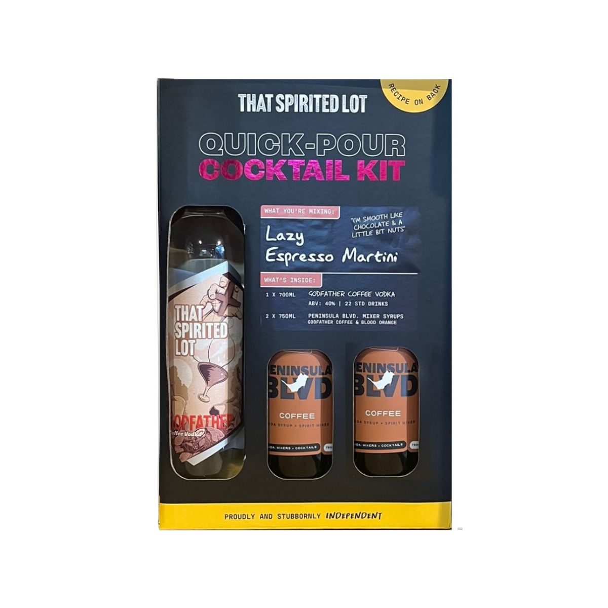 Lazy Espresso Martini - Quick Pour Cocktail Kit