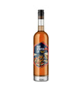 A bottle of That Spirited Lot Melted Coconut Macadamia Butter with a colorful label and amber liquid, set against a plain white background.