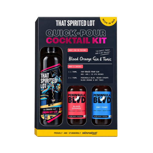 Blood Orange Gin & Tonic - Quick Pour Cocktail Kit - That Spirited Lot Distillers