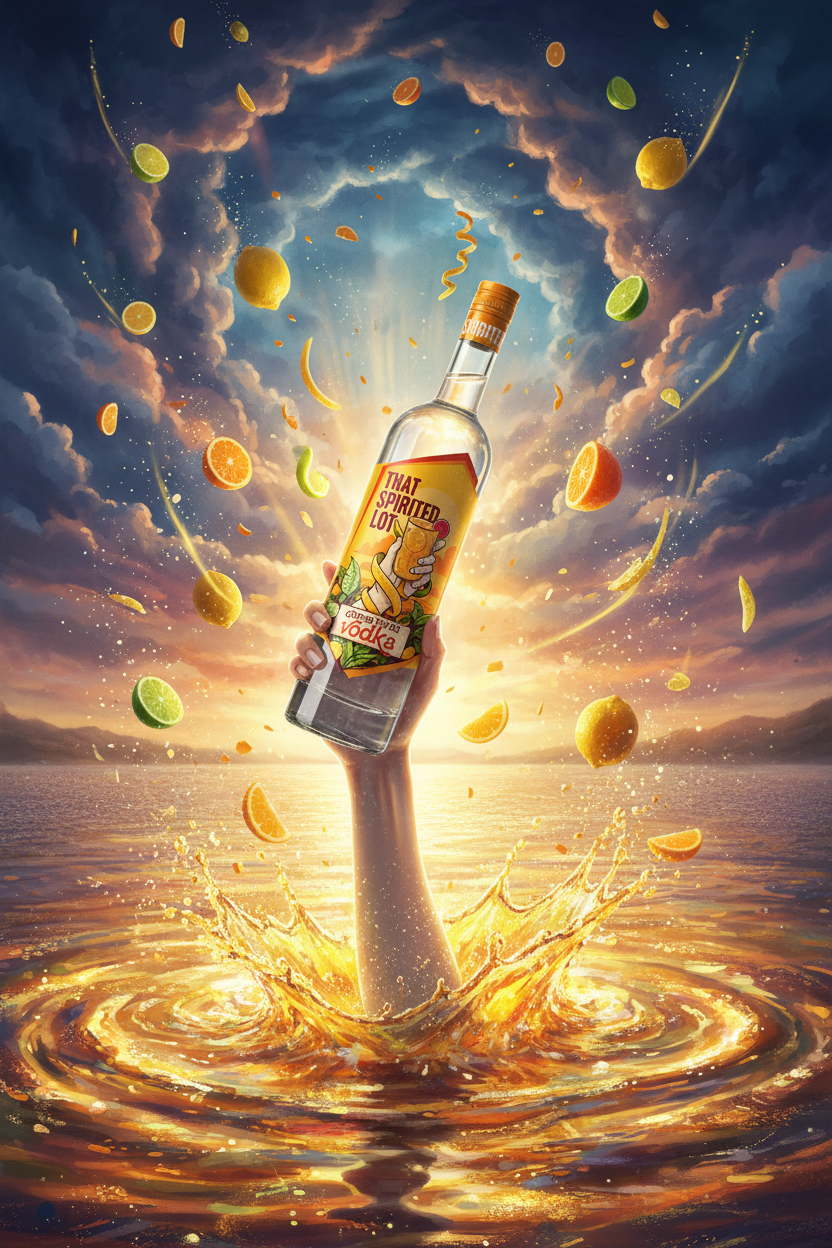 Citrus Twist Vodka - Lemon and Ruby Grapefruit - 700mL - That Spirited Lot Distillers