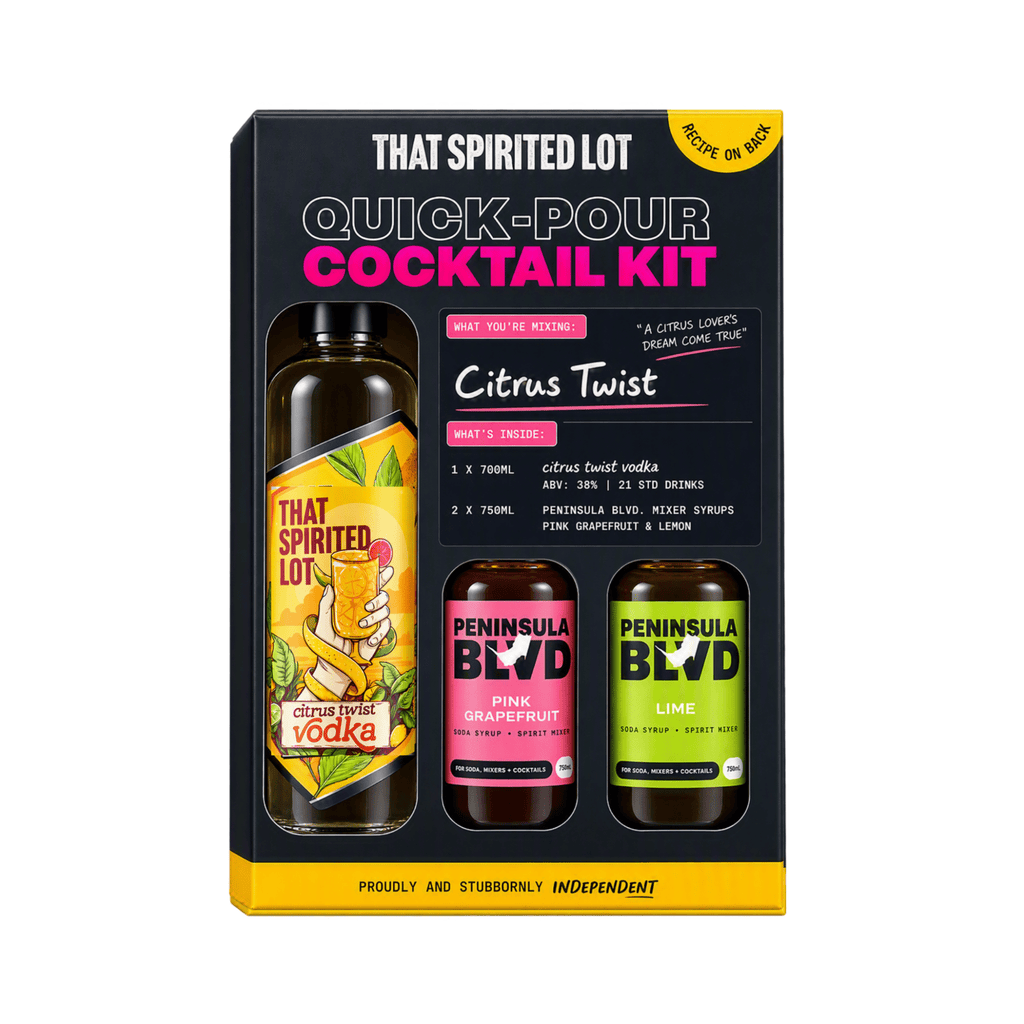 Citrus Twist Vodka Spritz | Quick Pour Cocktail Kit - That Spirited Lot Distillers