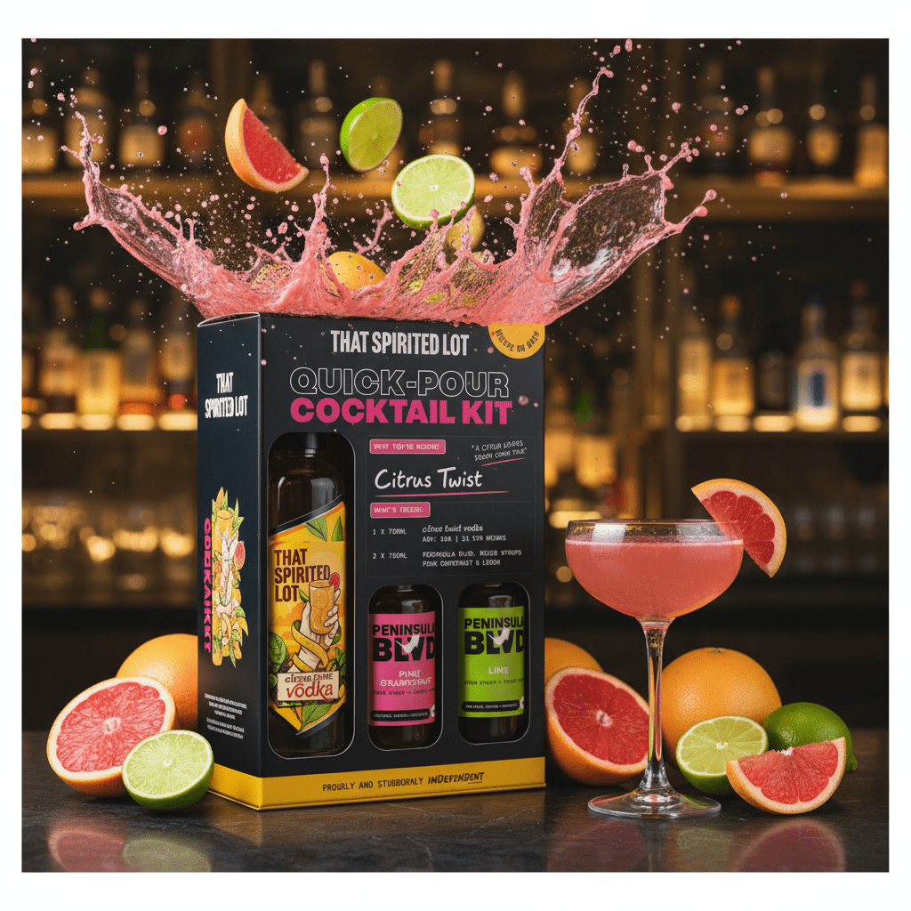 Citrus Twist Vodka Spritz | Quick Pour Cocktail Kit - That Spirited Lot Distillers