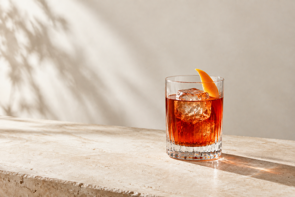 Dirty Ninch Negroni cocktail