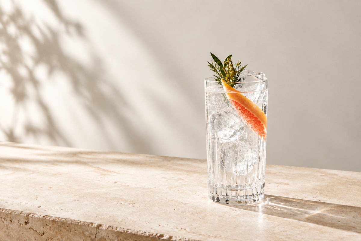 Dry Tonic & Grapefruit mocktail