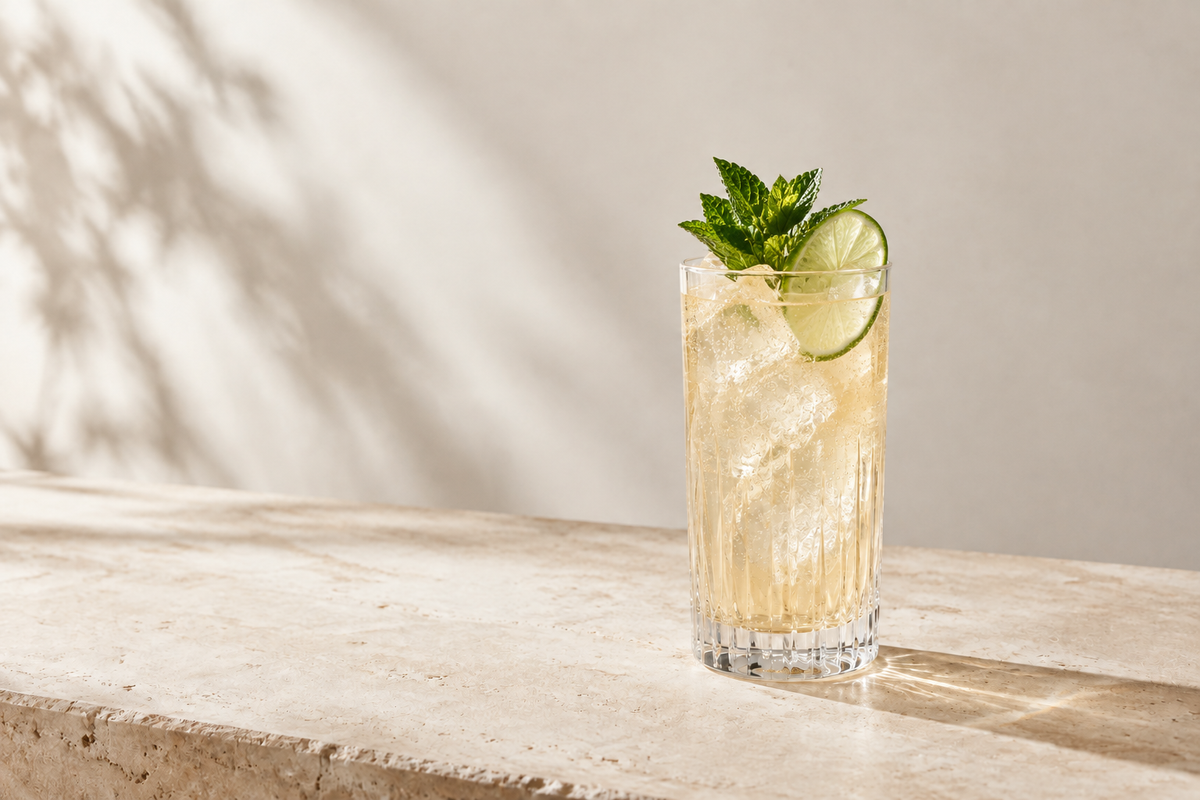 Ginger Lime Mule mocktail