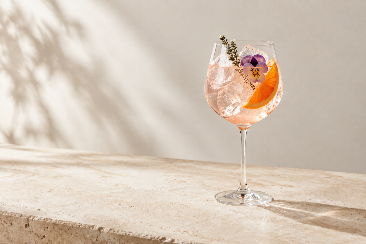 Island Flower Spritz cocktail