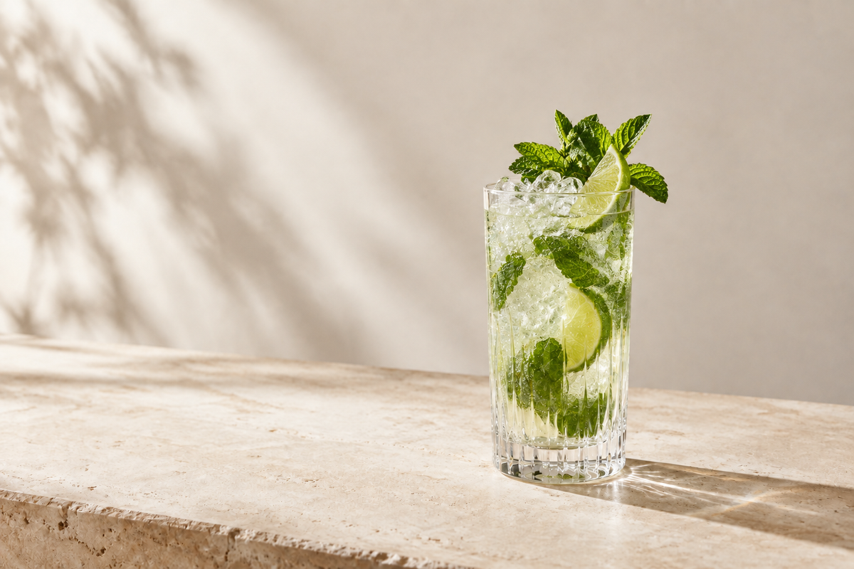 Lime & Mint Nojito mocktail
