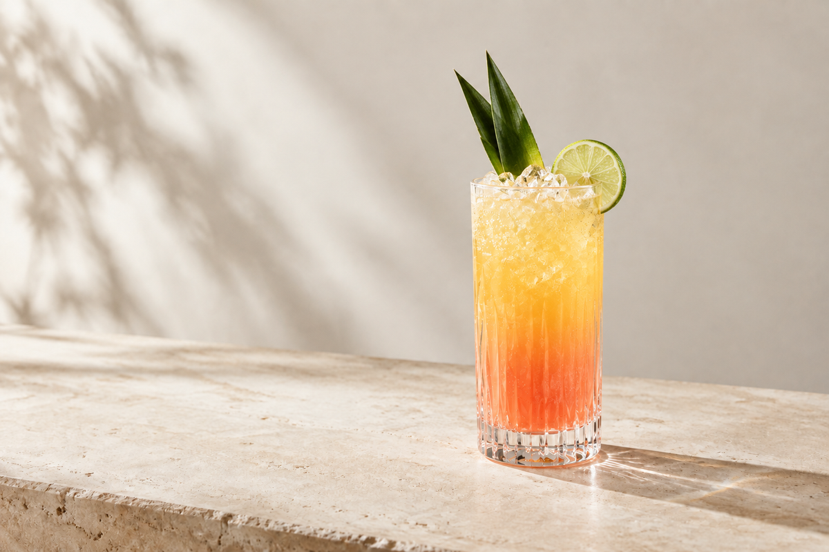 Tropical Sunset mocktail
