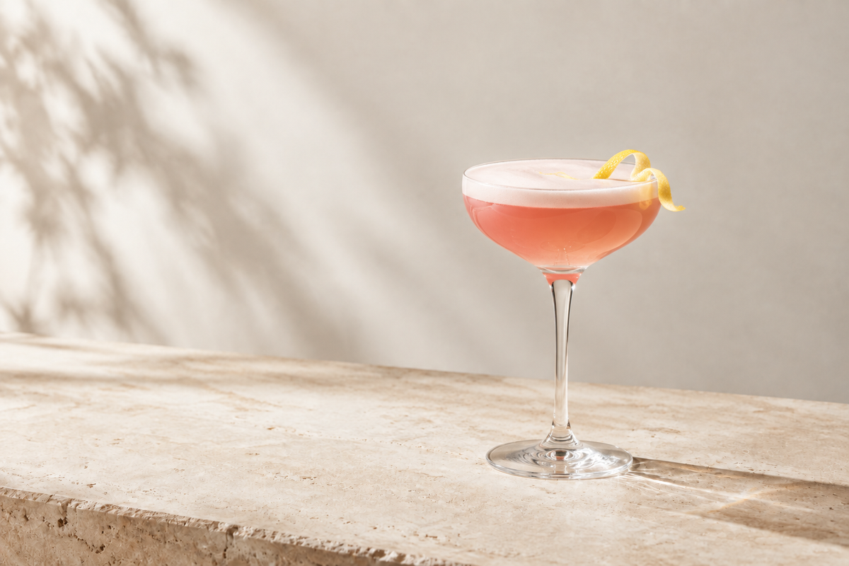 Vintage Pinot Gin Sour cocktail