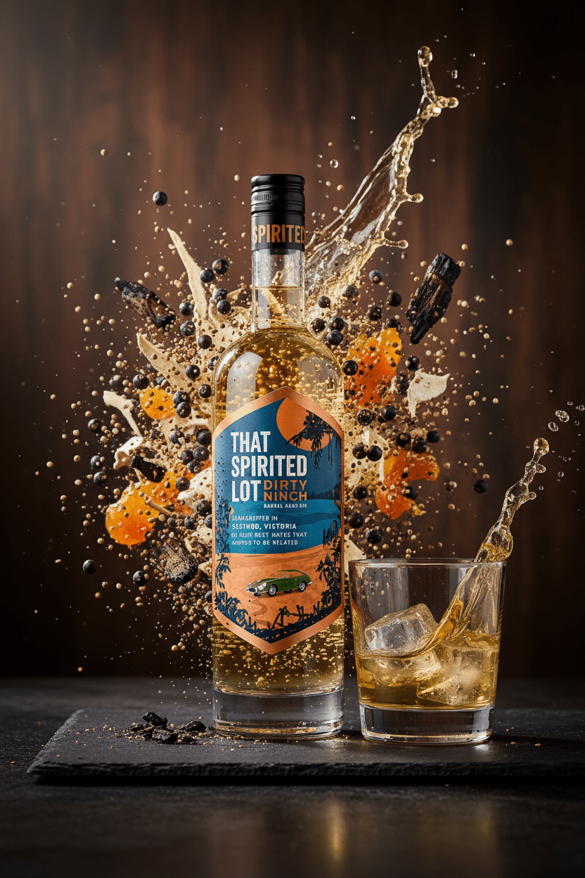 Dirty Ninch Gin | Bourbon Barrel Aged | Tasting: Marmalade, Caramel & Vanilla | 700mL - That Spirited Lot Distillers