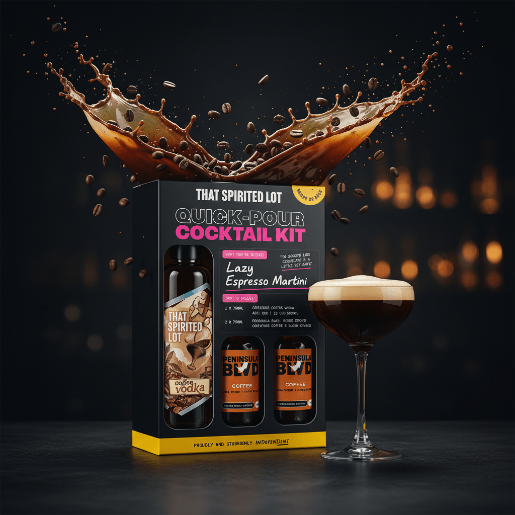 Lazy Espresso Martini | Quick Pour Cocktail Kit - That Spirited Lot Distillers