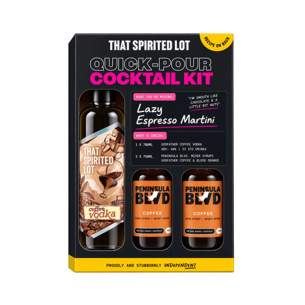 Lazy Espresso Martini | Quick Pour Cocktail Kit - That Spirited Lot Distillers