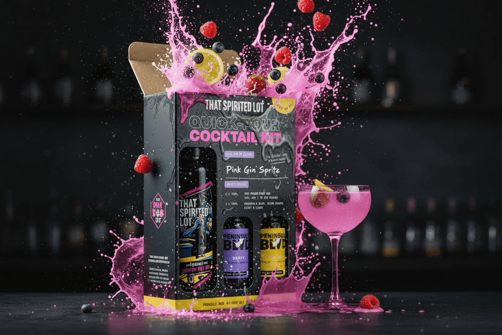 Pink Gin Spritz | Quick Pour Cocktail Kit - That Spirited Lot Distillers