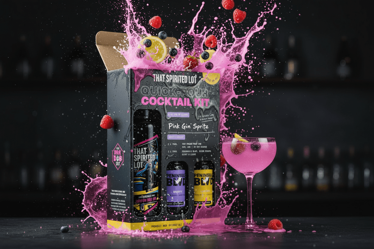 Pink Gin Spritz | Quick Pour Cocktail Kit - That Spirited Lot Distillers
