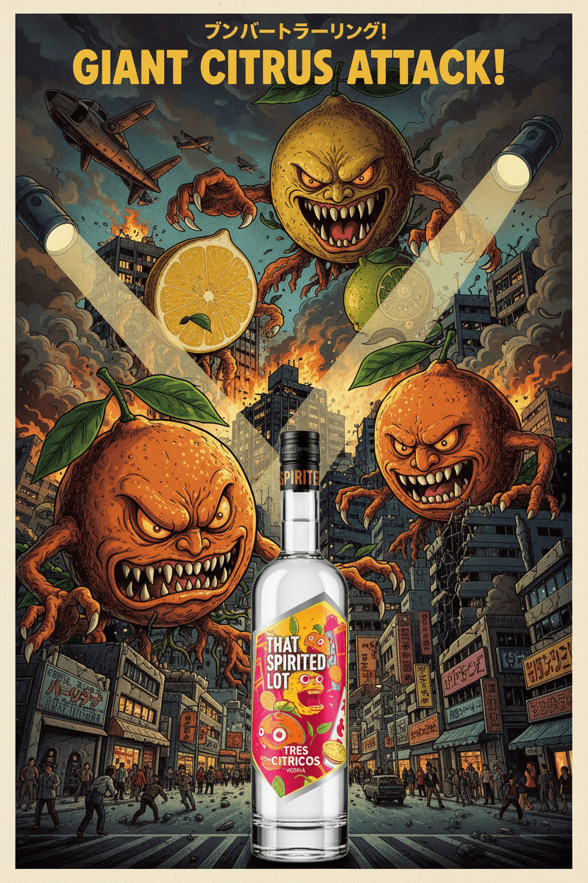Tres Citricos Vodka - Yuzu, Mandarin & Lemon - That Spirited Lot Distillers
