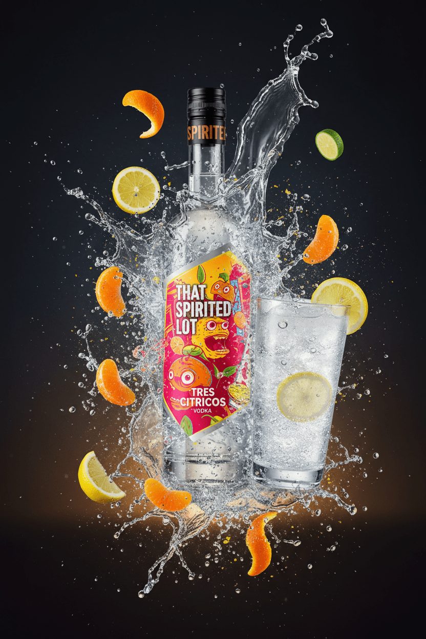 Tres Citricos Vodka - Yuzu, Mandarin & Lemon - That Spirited Lot Distillers